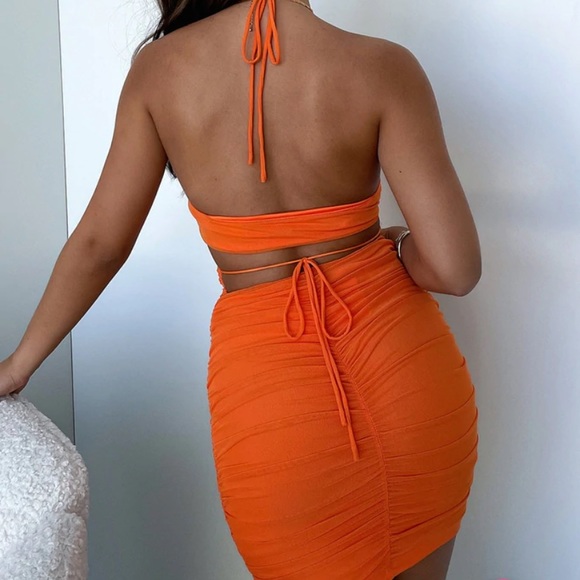 That’s So Fetch: Peter dress, orange. Size 6. - Picture 2 of 2